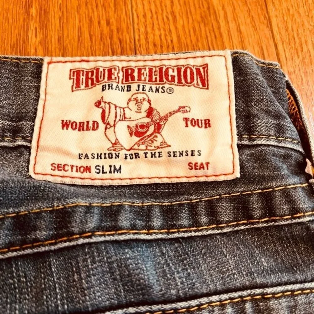 True Religion Slim Jeans Waist 33 Length 30 RN 112790